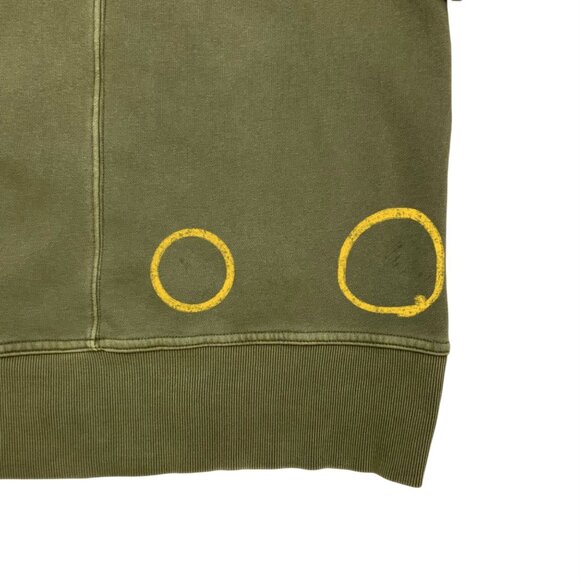 Anthropologie Daily Practice Meru Mini Dress S Moss Green Long Sleeve Athleisure - Picture 7 of 13